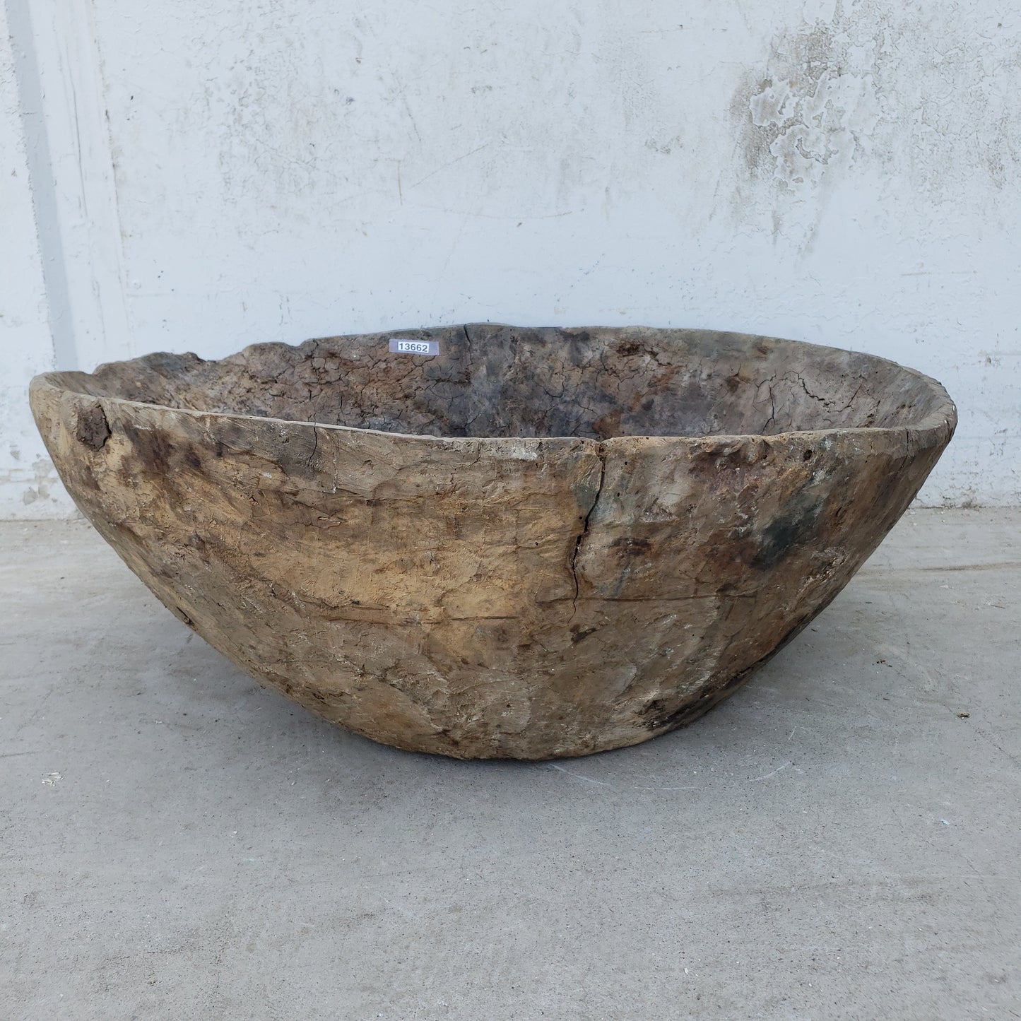 Large Wooden Turkish Bowl