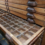38 Drawer Antique Printer's Cabinet