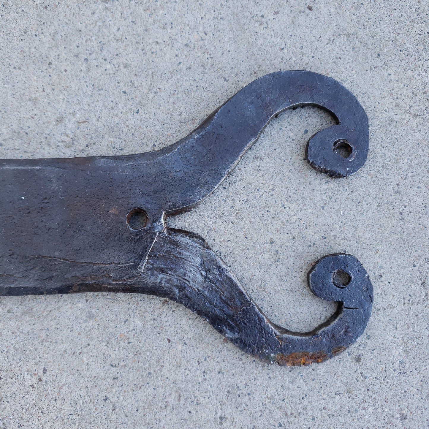 Hand-Forged Iron Hinge