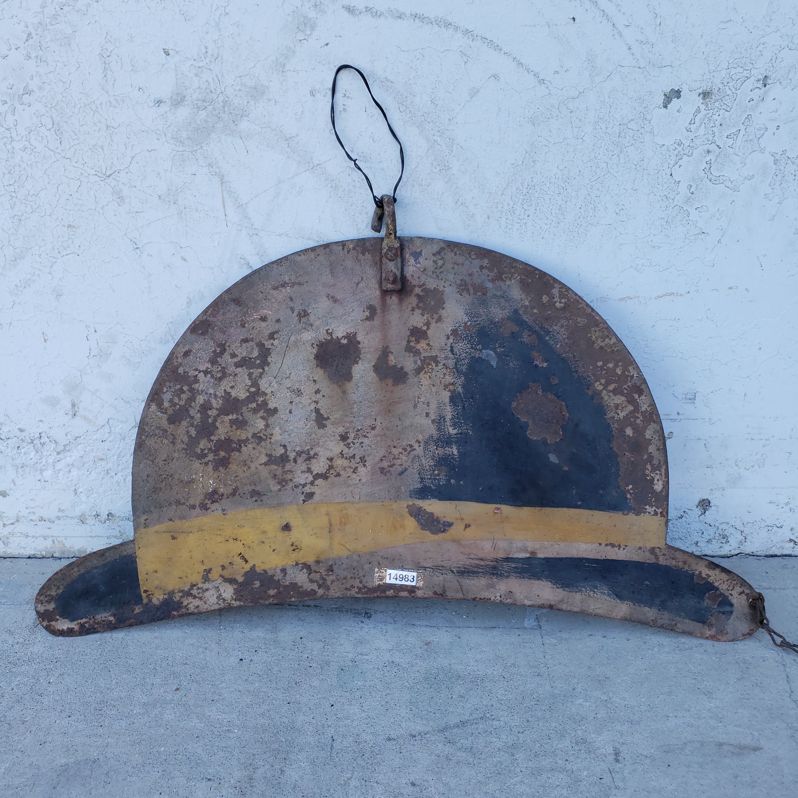 Metal Derby Hat Sign – Antiquities Warehouse