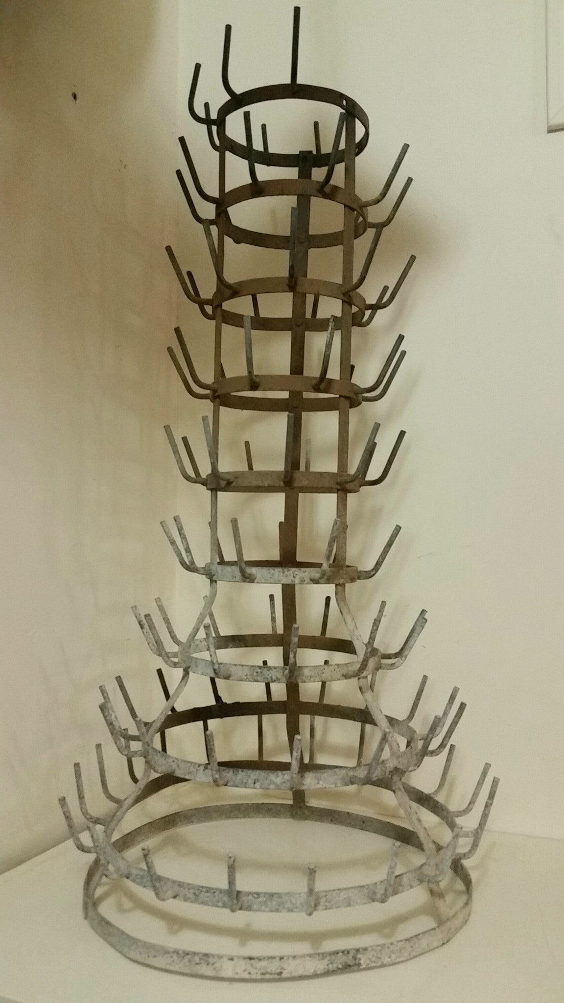 9 Tier French Bottle Drying Rack – Antiquities Warehouse