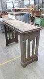 Industrial Steel "Walker Turner" Console Table