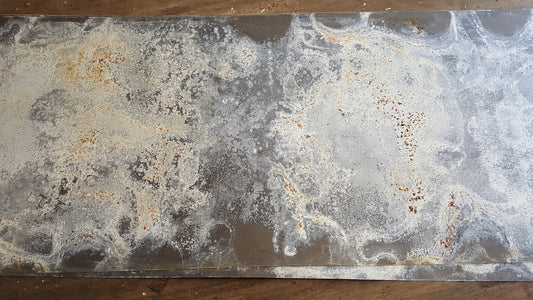 Salvaged Sheet of Aged Zinc