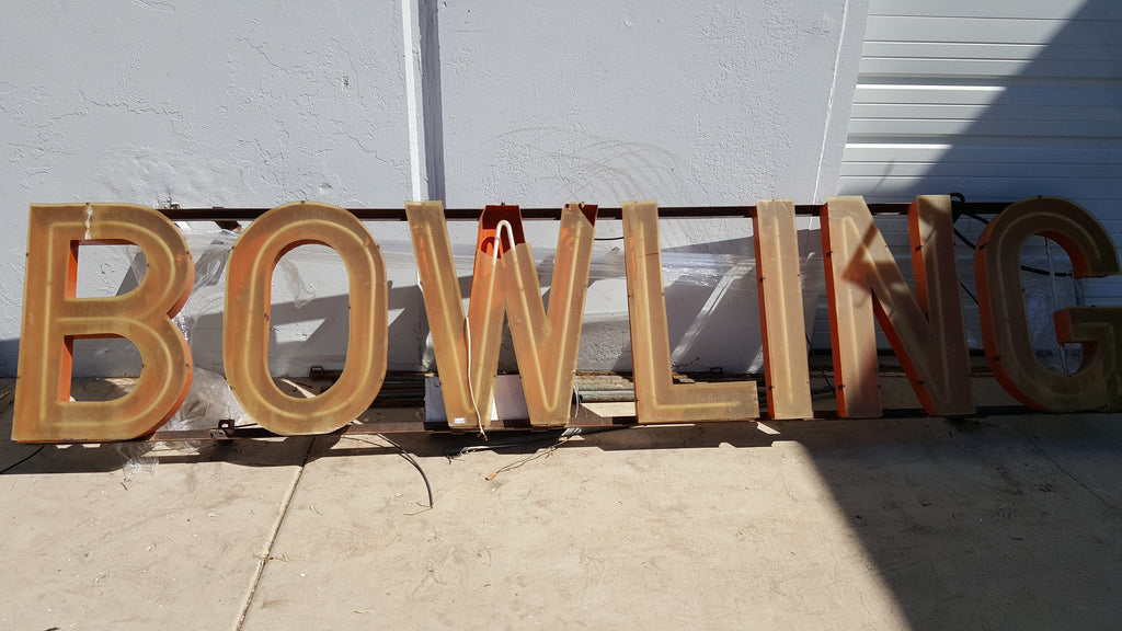 Bowling Sign