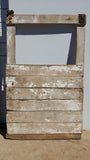 8 Panel White Wood Horse Stall Single Barn Door