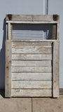 8 Panel White Wood Horse Stall Single Barn Door