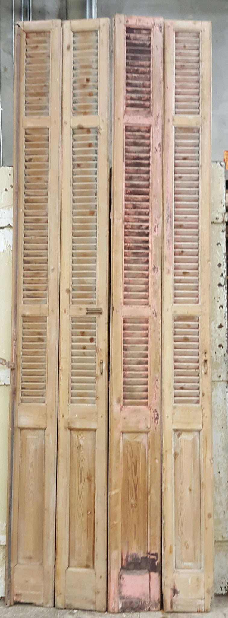 Set of 4 Narrow French Shutters
