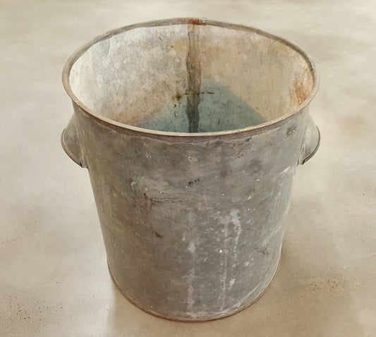 Galvanized Bucket with 2 Handles