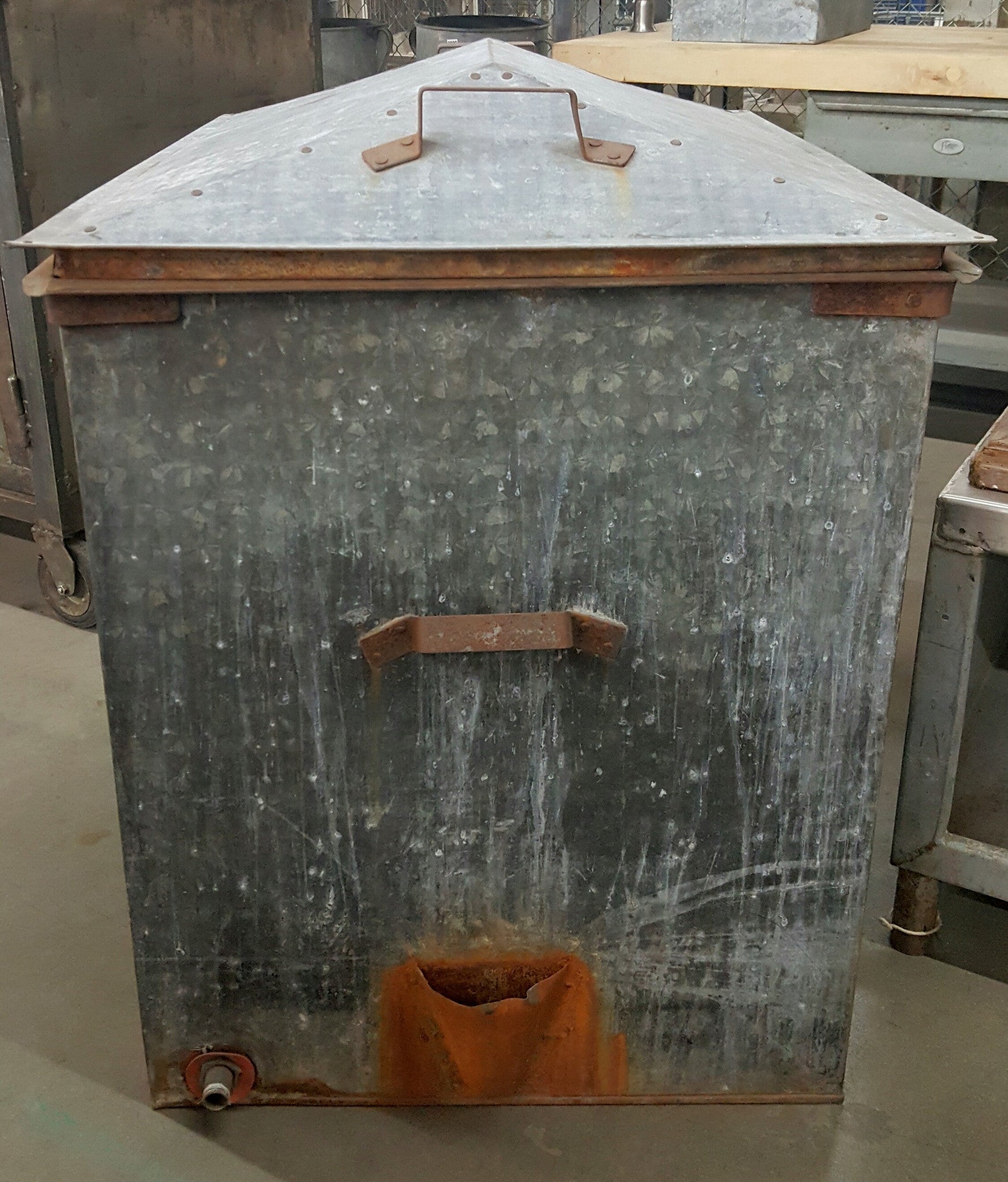 Large metal container