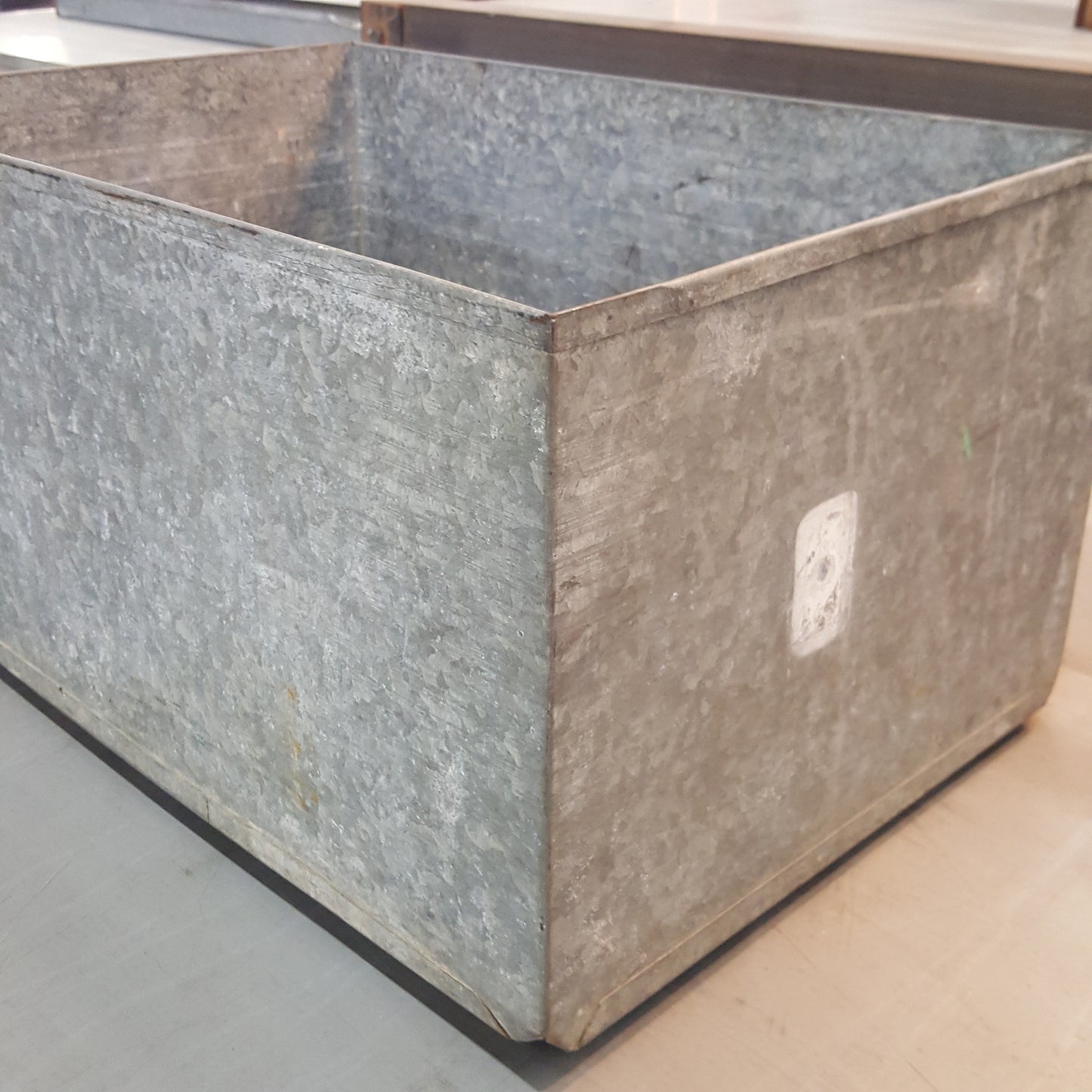 Metal Crate with Casters