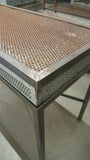 Small Iron Table with Mesh Top