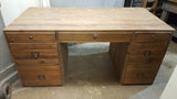 5 Drawer Wood Desk