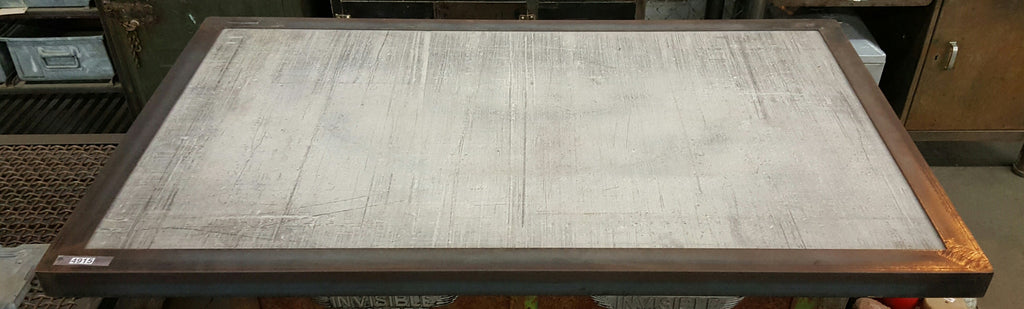 Steel Edge Concrete Table Top