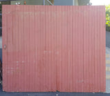 Red Single Barn Door