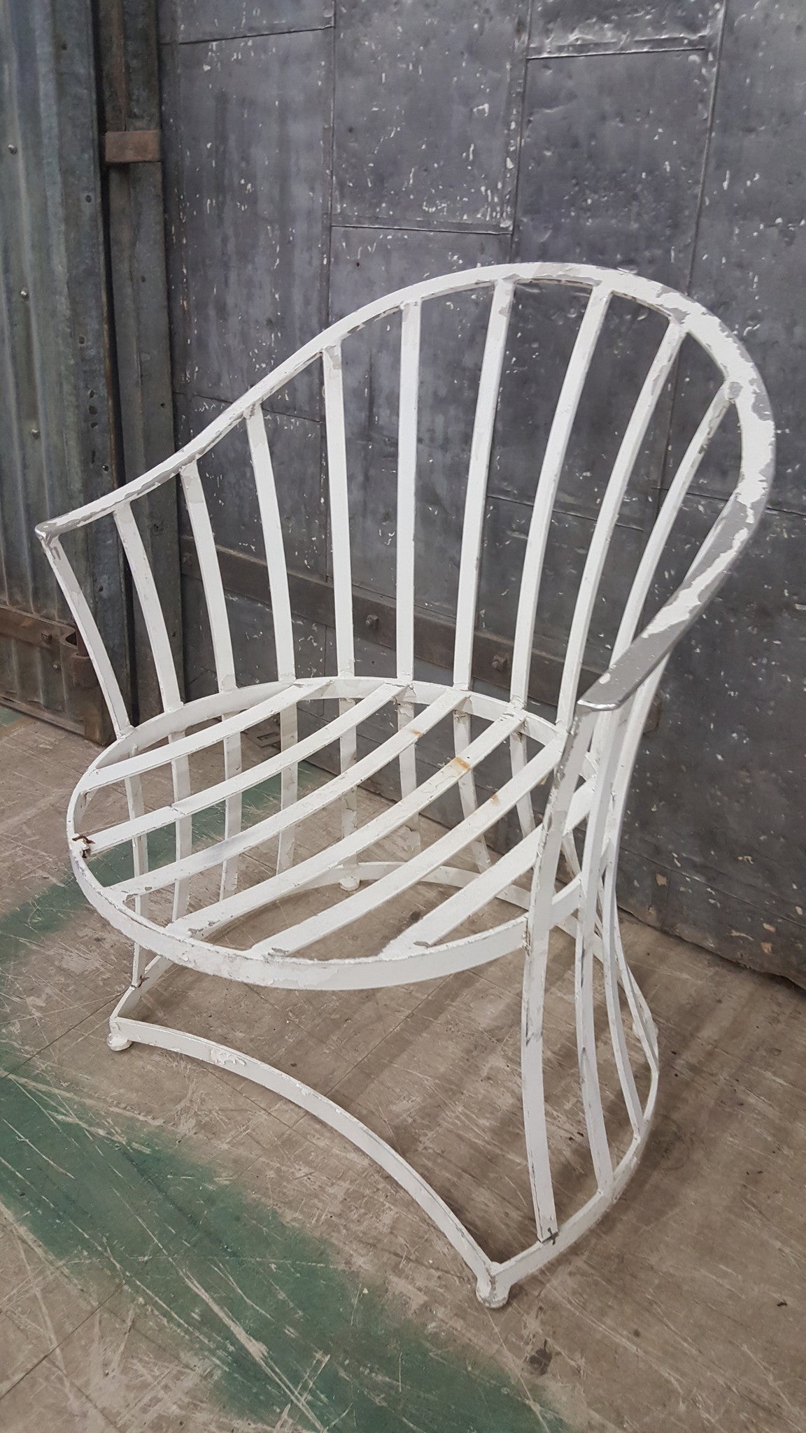 Mid century discount metal patio chairs