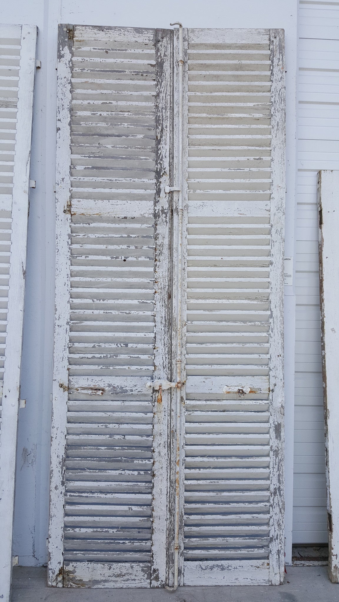 Pair of French Oak Shutters – Antiquities Warehouse