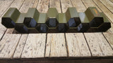Stacking Green Hexagonal Wine Rack