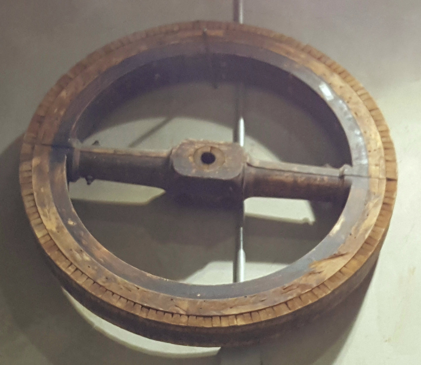 Large Wooden Industrial Wheel/Gear