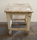 Painted Wooden Stool