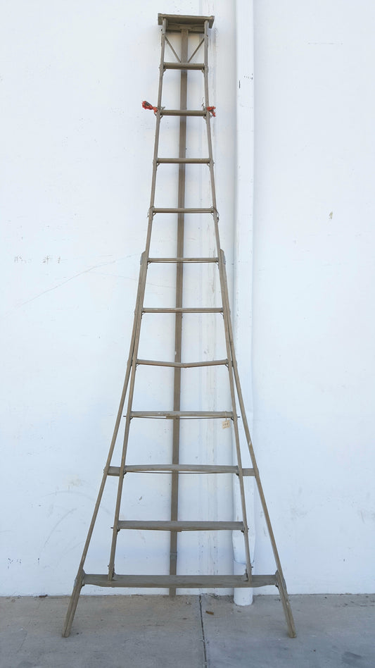 Tall Wooden Orchard Ladder