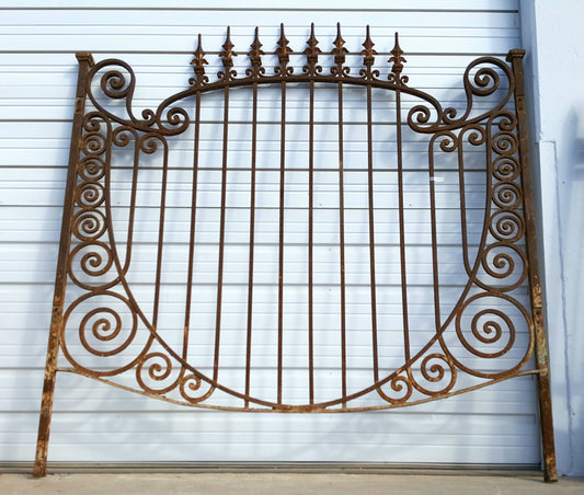 French Iron Fence Panel