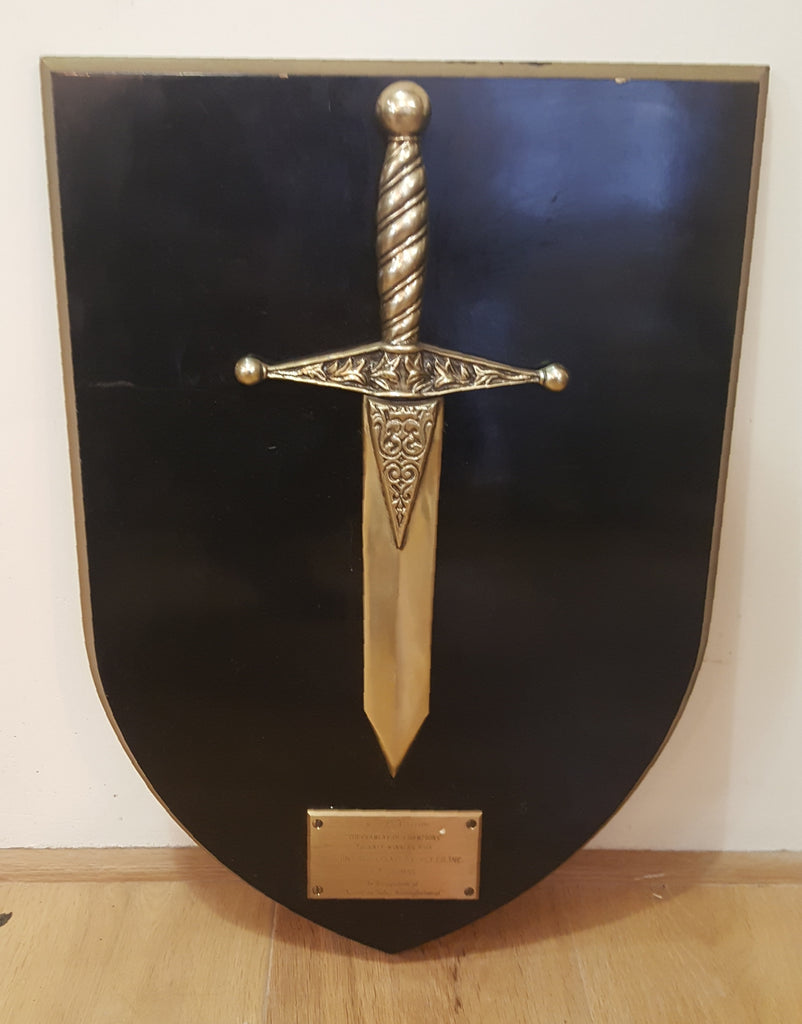 Decorative Dagger and Shield Wall Art