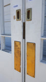 Pair of 2 Panel 12 Lite White Pocket Doors