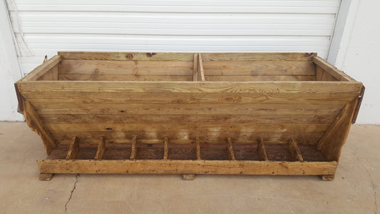 Old Wooden Grain Trough