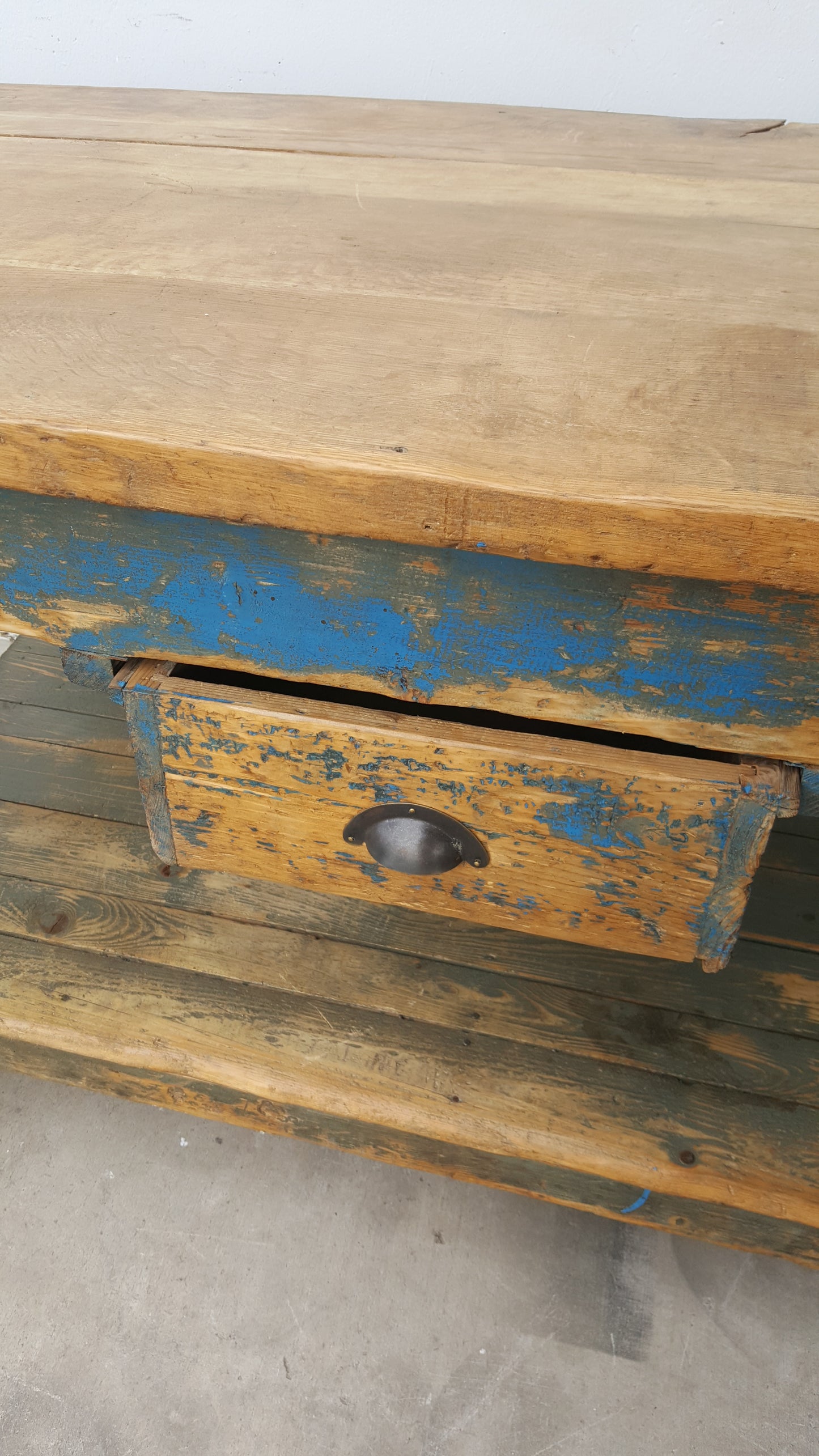 1 Drawer Painted Island Work Table