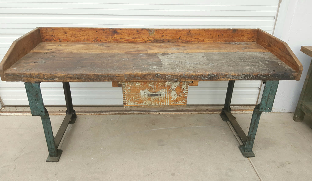 1 Drawer French Wood Bakery Table