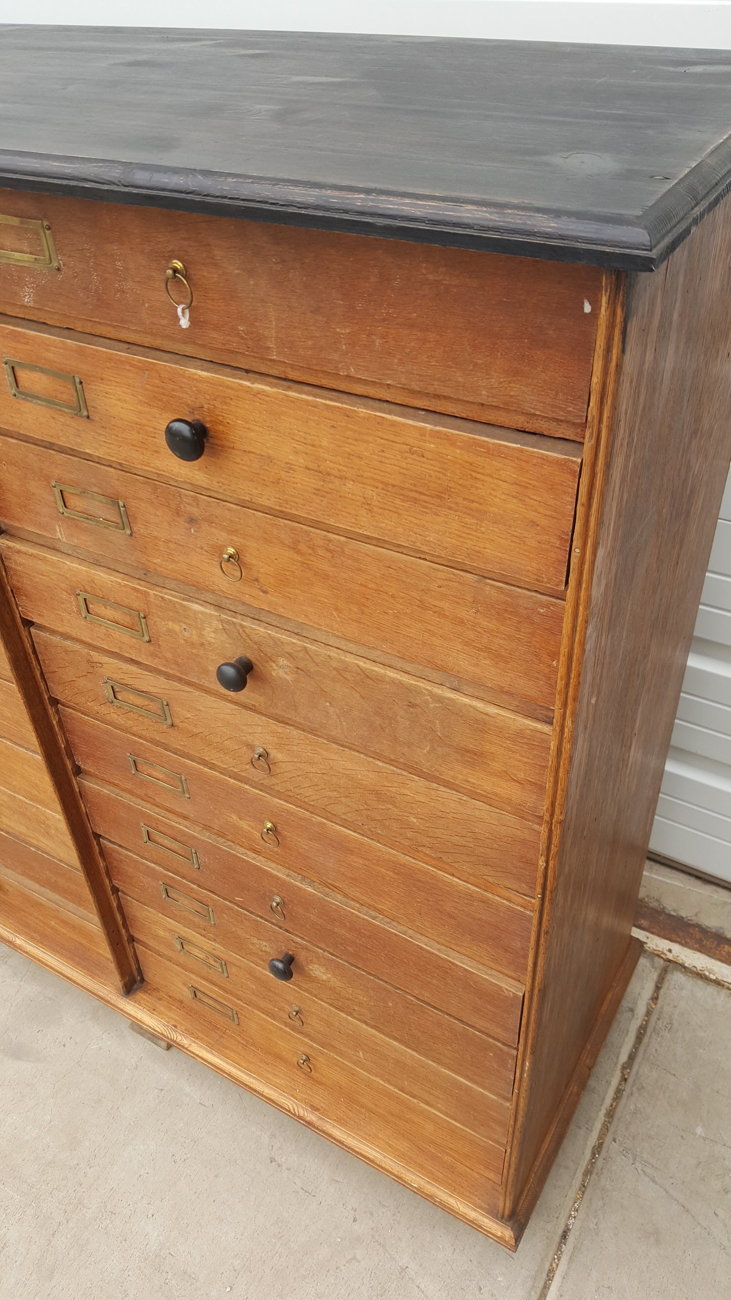 Antique Wood Cabinet with 40 Drawers