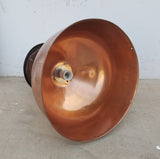 Industrial Copper Pendant Light, c. 1930 Holland