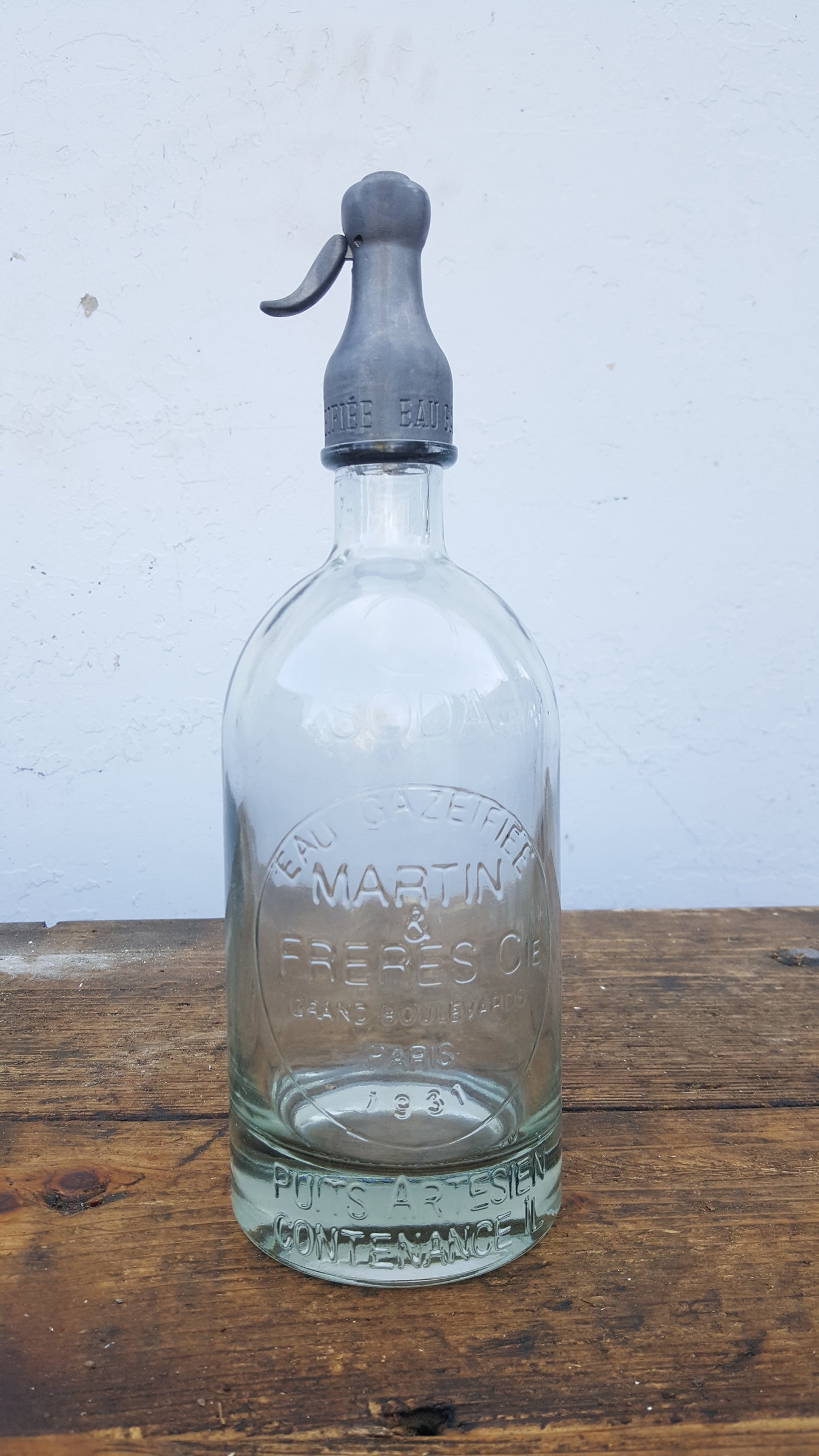 Clear Seltzer Bottle (Decor)