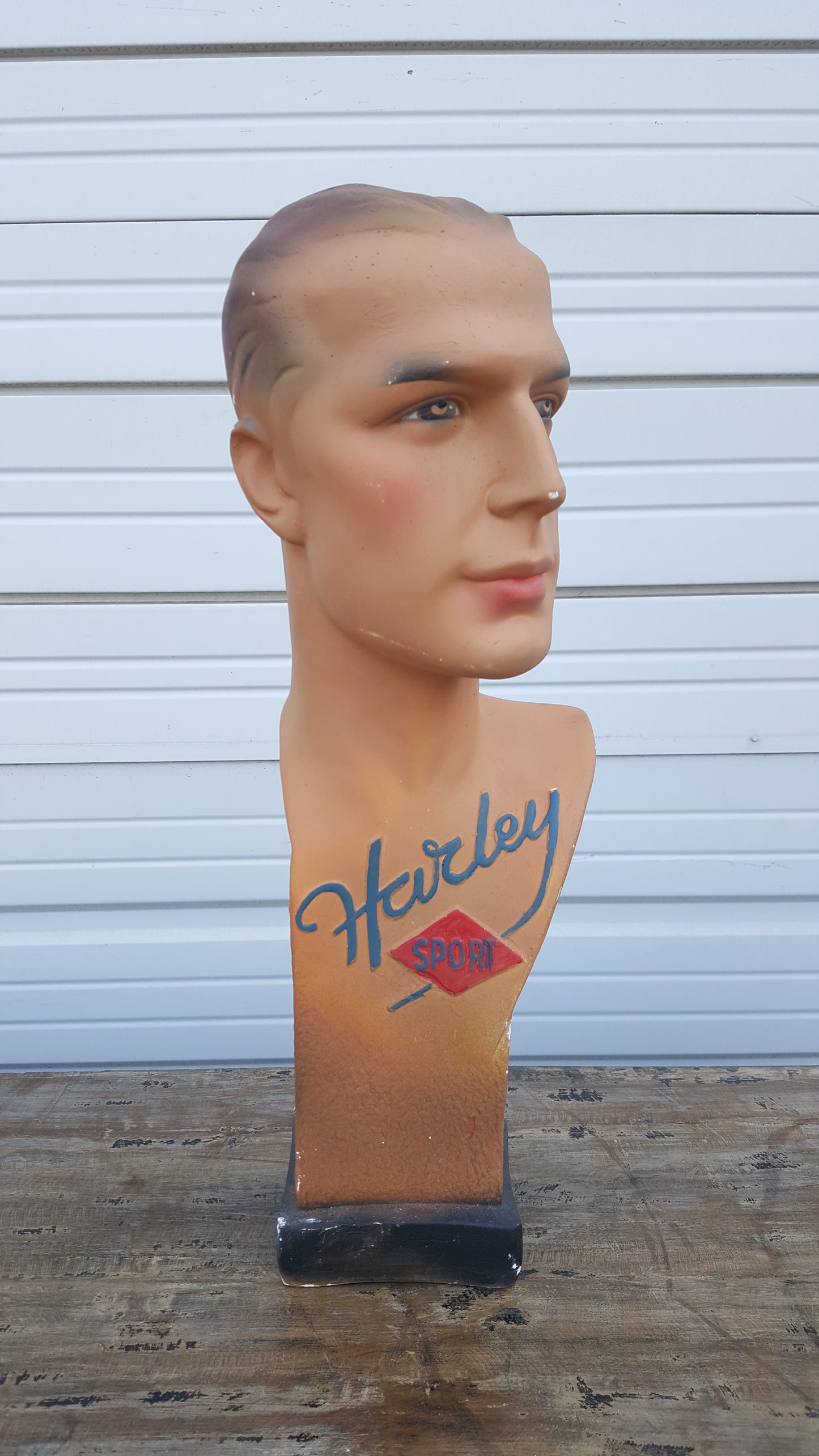 French Plaster Mannequin Head
