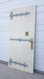 6 Panel Single White Wood Castle Door