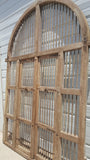 Spindled Gate with Half-Round Top