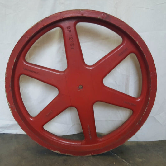 Decorative Industrial Red Wheel