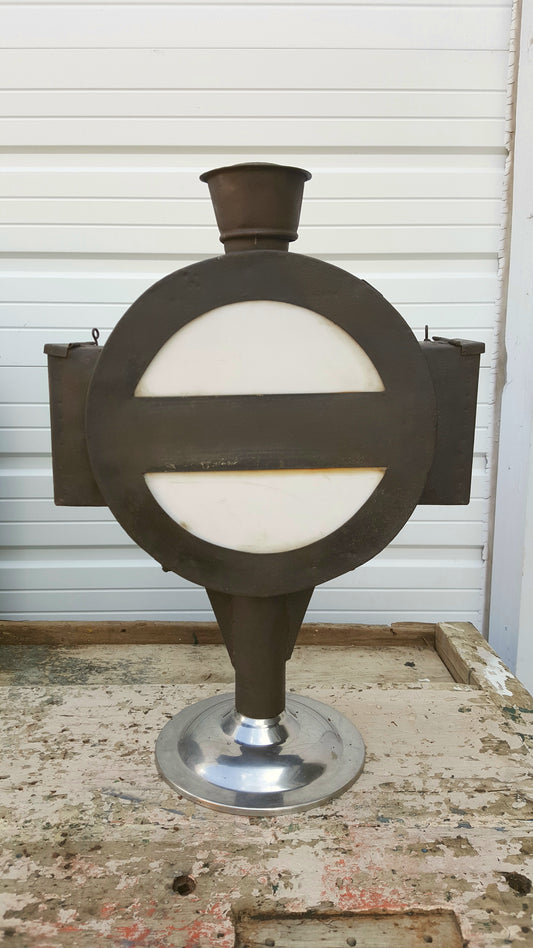 Repurposed Railroad Table Lamp / Light