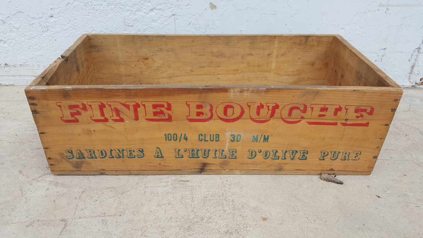 Wooden French Crate