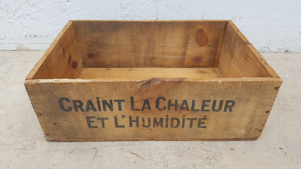 Wooden French Crate