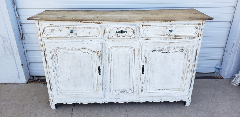 Antique French White Sideboard c. 1880
