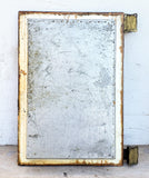 Antique 2 Panel Single Wood Refrigerator Door