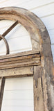 Pair of 6 Lite French Windows and Half Round Transom Set (No Glass)