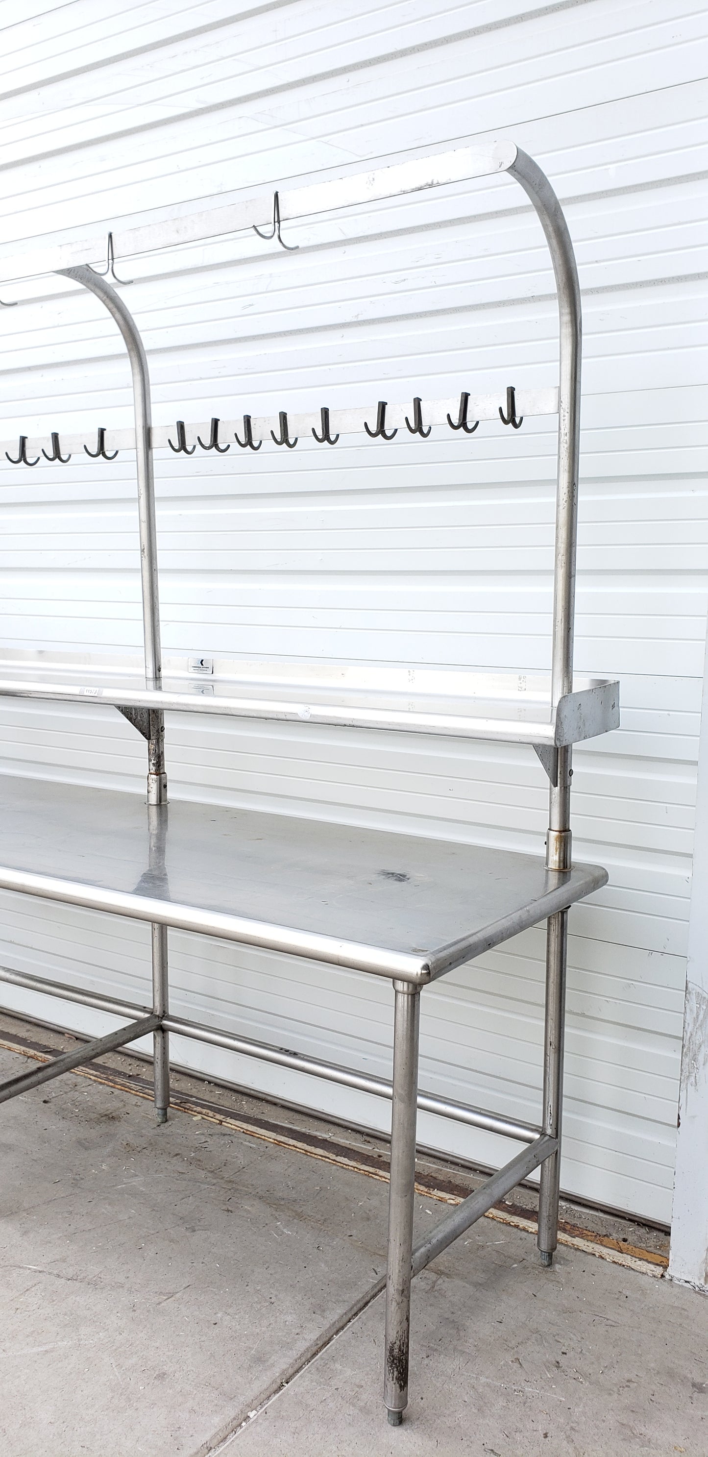 Stainless Steel Sink / Pot Rack Table