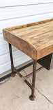 Industrial 3 Drawer Work Table