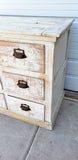 Antique Painted 35 Drawer Cabinet