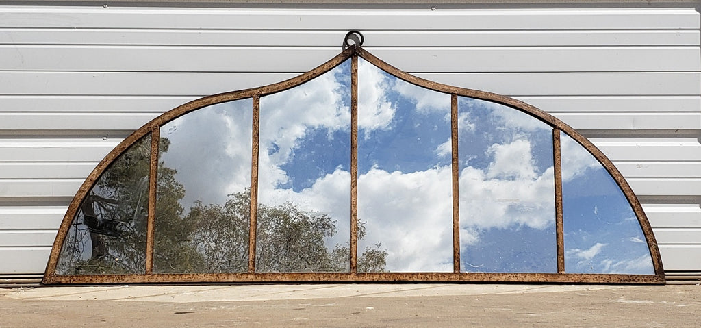 6 Pane Arched Mirror
