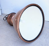 Industrial Copper Colored Pendant Factory Light