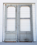 Pair of Windowed French Antique Doors