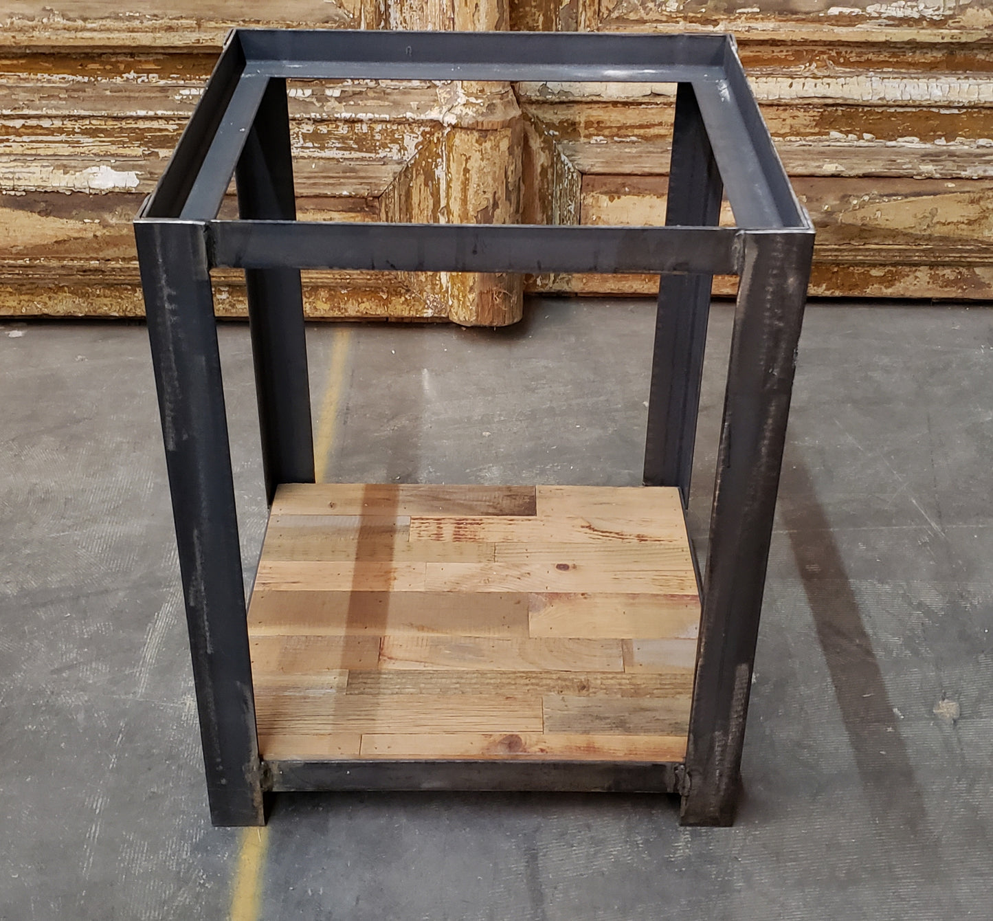 Repurposed Steel Table Base